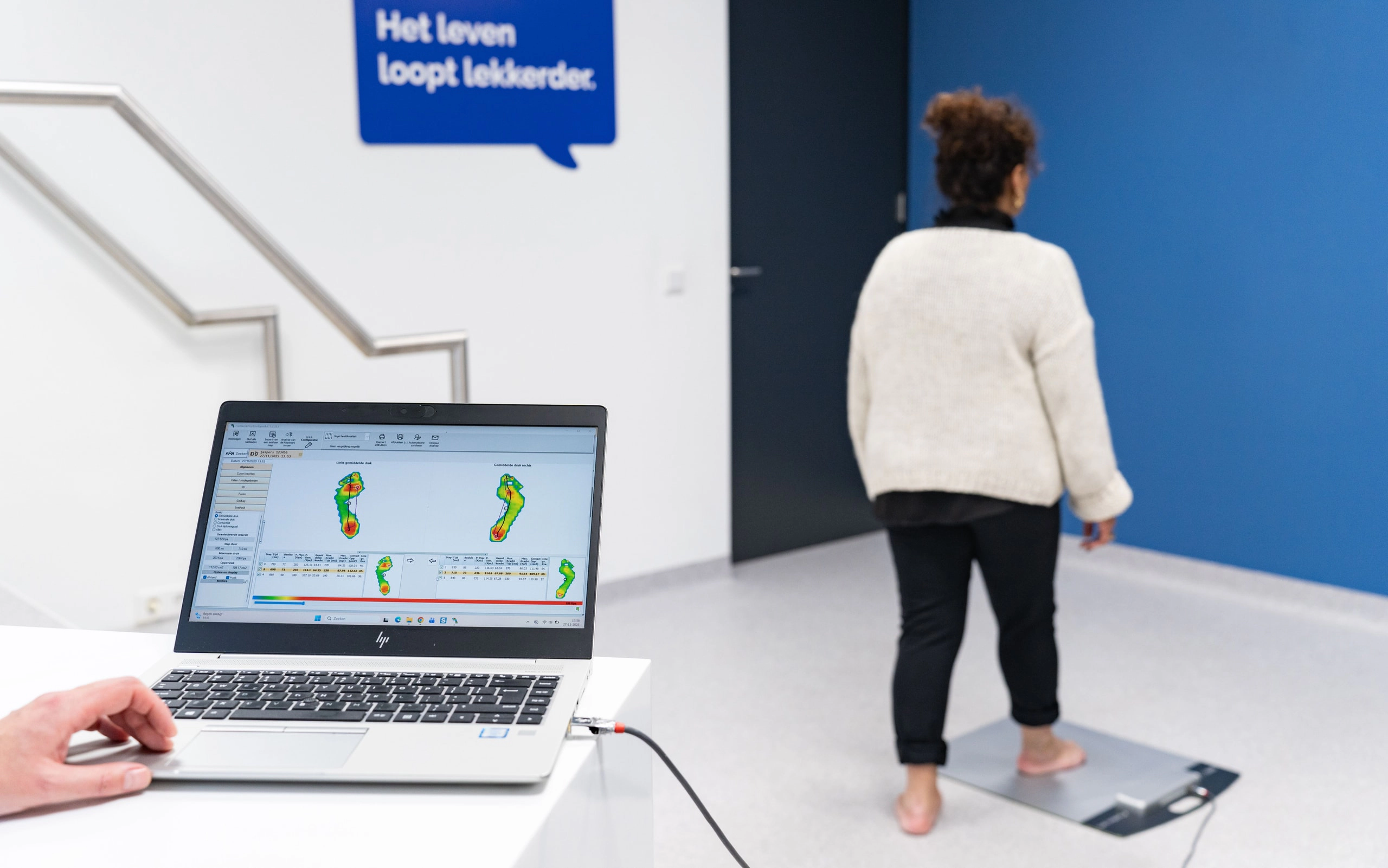 Betrouwbaarheid van een drukmeetsysteem voor het meten van balans