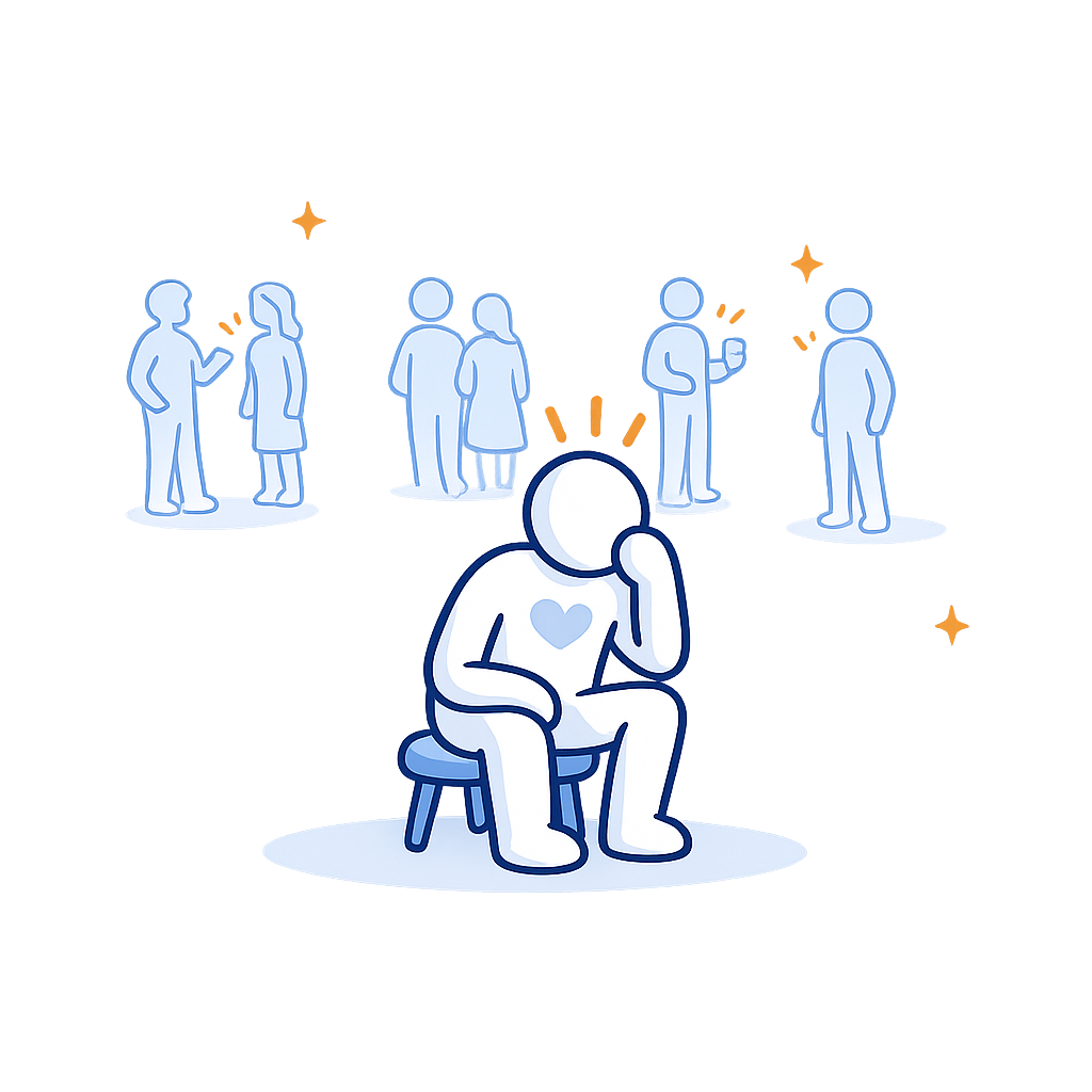 Spending less time amongst people