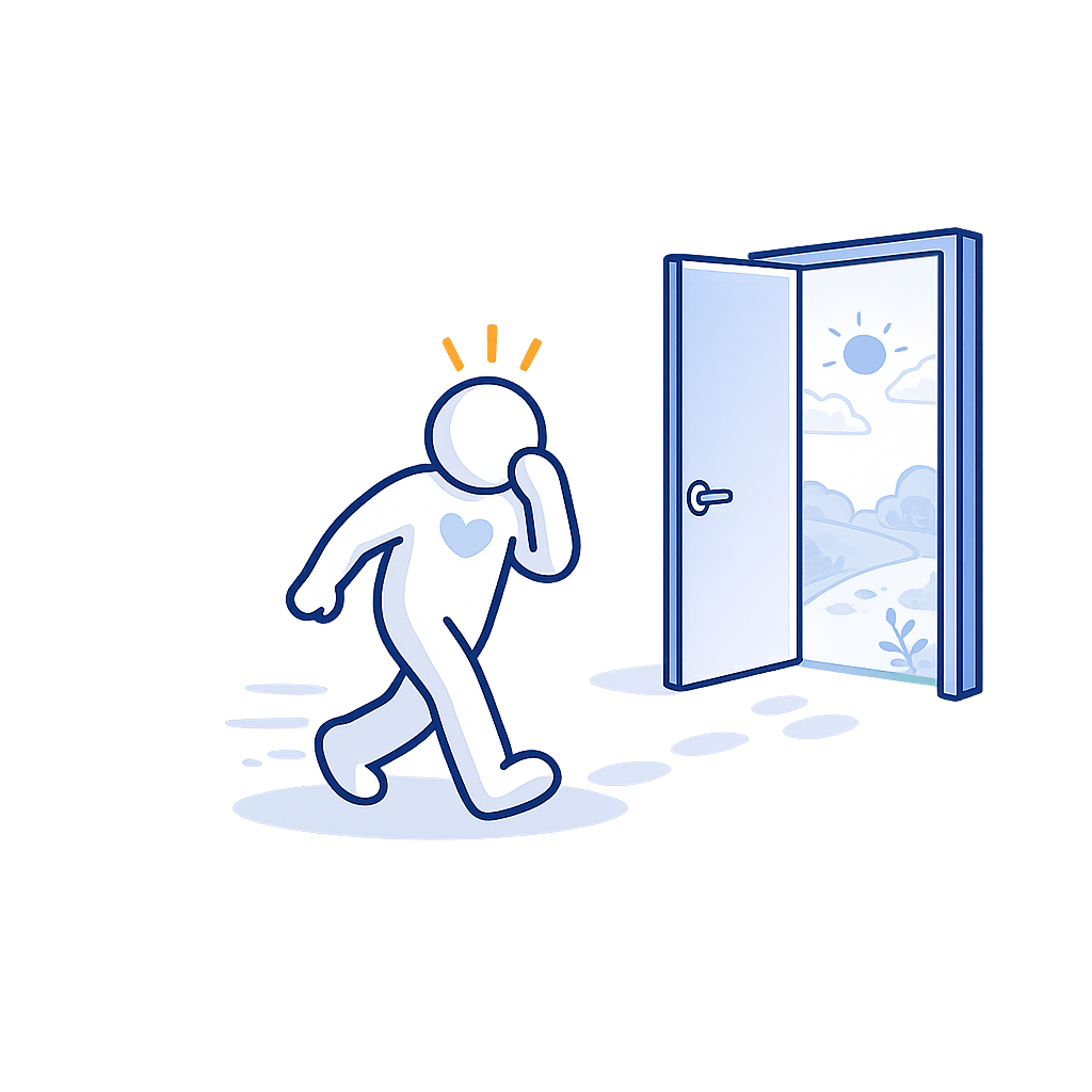 Daring to go outside