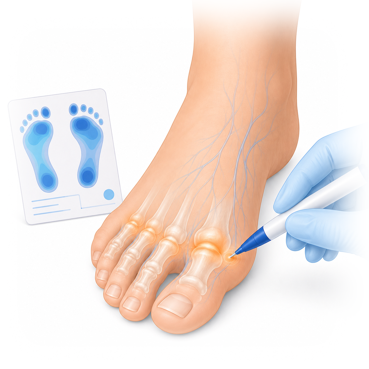 Podiatric assessment for rheumatism