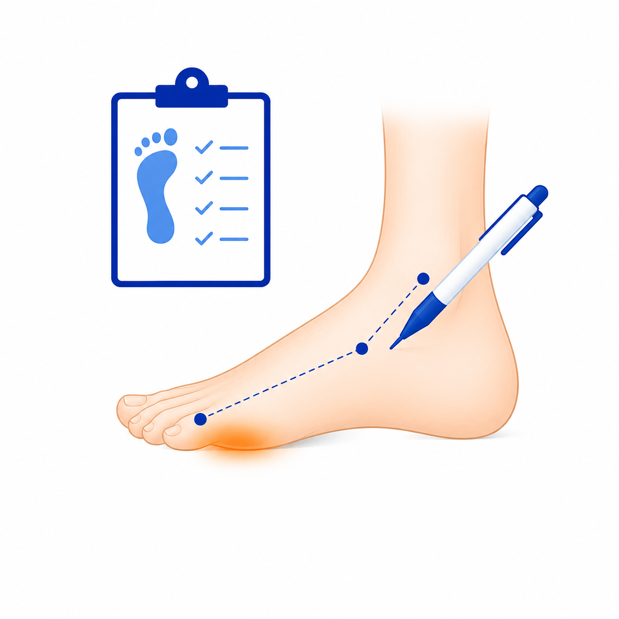 Podiatric examination