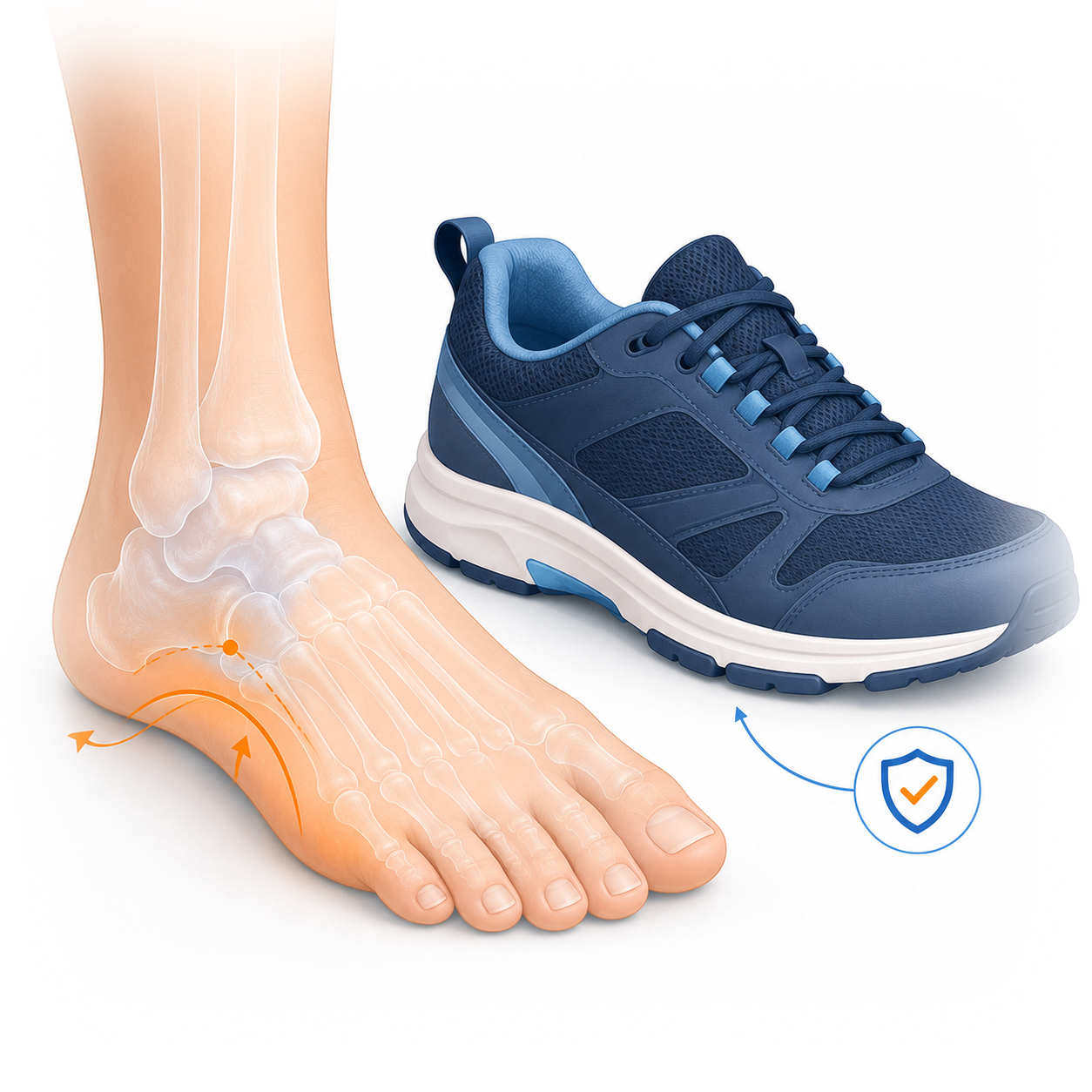 Footwear advice for fall prevention