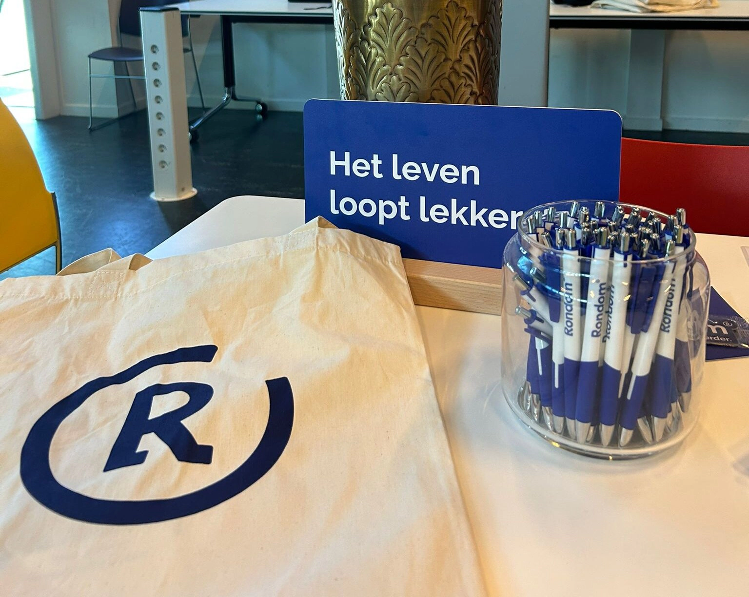 We were at the work placement fair at Avans Academie!